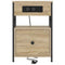 vidaXL Bedside Cabinet Sonoma oak 40 x 31 x 60 cm Engineered wood