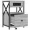 vidaXL Bedside Cabinet Grey sonoma 40 x 31 x 60 cm Engineered wood