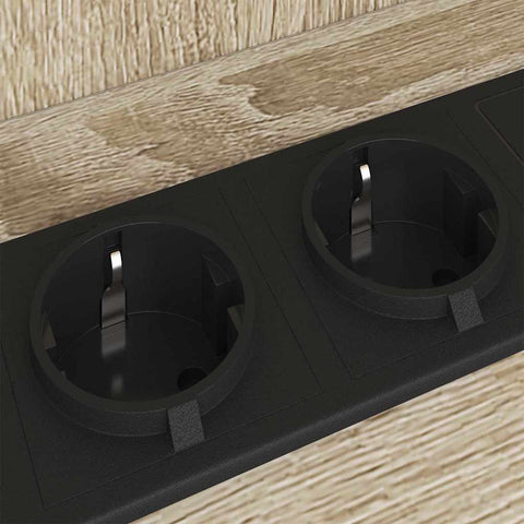 vidaXL Bedside Cabinet Sonoma oak 55 x 31 x 76 cm Engineered wood