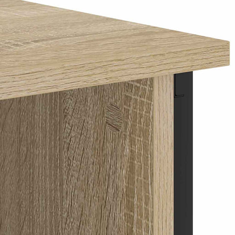 vidaXL Bedside Cabinet Sonoma oak 55 x 31 x 76 cm Engineered wood