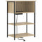 vidaXL Bedside Cabinet Sonoma oak 55 x 31 x 76 cm Engineered wood