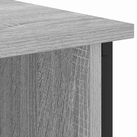 vidaXL Bedside Cabinet Grey sonoma 55 x 31 x 76 cm Engineered wood