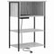 vidaXL Bedside Cabinet Grey sonoma 55 x 31 x 76 cm Engineered wood