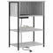 vidaXL Bedside Cabinet Grey sonoma 55 x 31 x 76 cm Engineered wood