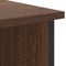 vidaXL Bedside Cabinet Brown oak 55 x 31 x 76 cm Engineered wood
