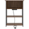 vidaXL Bedside Cabinet Brown oak 55 x 31 x 76 cm Engineered wood