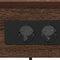 vidaXL Bedside Cabinet with Charging Station Brown oak Engineered Wood