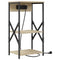 vidaXL Bedside Cabinet Sonoma oak 41 x 31 x 76 cm Engineered wood