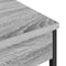 vidaXL Bedside Cabinet Grey sonoma Engineered wood