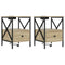 vidaXL Bedside Cabinet 2 pcs Sonoma oak 41.5 x 40.5 x 55 cm