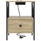 vidaXL Bedside Cabinet 2 pcs Sonoma oak 41.5 x 40.5 x 55 cm