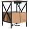 vidaXL Bedside Cabinet Smoked oak 41.5 x 40.5 x 55 cm Engineered wood