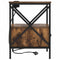 vidaXL Bedside Cabinet Smoked oak 41.5 x 40.5 x 55 cm Engineered wood