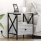 vidaXL Bedside Cabinet Grey sonoma 41.5 x 40.5 x 55 cm Engineered wood