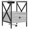 vidaXL Bedside Cabinet Grey sonoma 41.5 x 40.5 x 55 cm Engineered wood