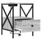 vidaXL Bedside Cabinet 2 pcs Grey sonoma 41.5 x 40.5 x 55 cm