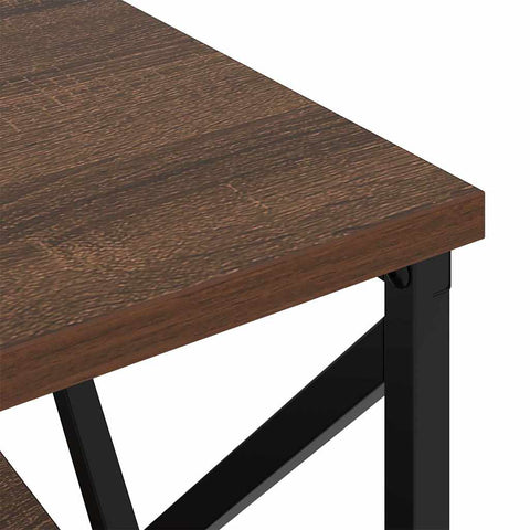 vidaXL Bedside Cabinet Brown oak 41.5 x 40.5 x 55 cm Engineered wood