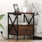 vidaXL Bedside Cabinet Brown oak 41.5 x 40.5 x 55 cm Engineered wood