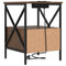 vidaXL Bedside Cabinet Brown oak 41.5 x 40.5 x 55 cm Engineered wood