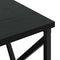 vidaXL Bedside Cabinet with Charging Station Black oak Engineered Wood