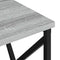 vidaXL Bedside Cabinet with Charging Station 2 pcs Grey sonoma