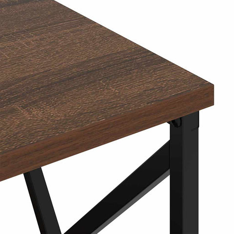 vidaXL Bedside Cabinet with Charging Station 2 pcs Brown oak