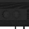 vidaXL Bedside Cabinet Black oak 40 x 27 x 76 cm Engineered wood