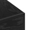 vidaXL Bedside Cabinet Black oak 40 x 27 x 76 cm Engineered wood