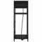 vidaXL Bedside Cabinet Black oak 40 x 27 x 76 cm Engineered wood