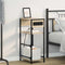 vidaXL Bedside Cabinet Sonoma oak 40 x 27 x 76 cm Engineered wood