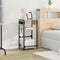 vidaXL Bedside Cabinet Sonoma oak 40 x 27 x 76 cm Engineered wood