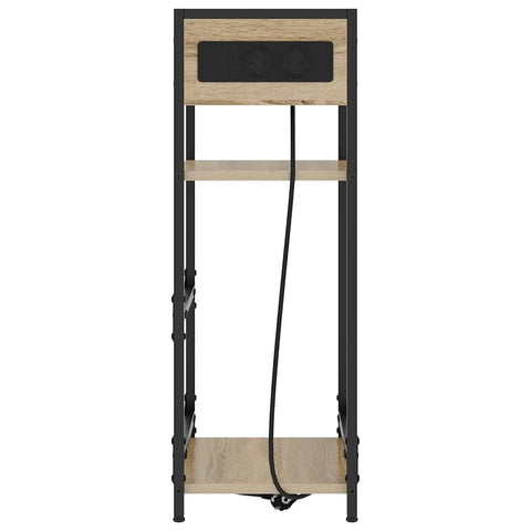 vidaXL Bedside Cabinet Sonoma oak 40 x 27 x 76 cm Engineered wood