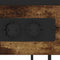 vidaXL Bedside Cabinet Smoked oak 40 x 27 x 76 cm Engineered wood