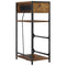 vidaXL Bedside Cabinet Smoked oak 40 x 27 x 76 cm Engineered wood