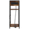 vidaXL Bedside Cabinet Smoked oak 40 x 27 x 76 cm Engineered wood
