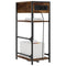 vidaXL Bedside Cabinet Smoked oak 40 x 27 x 76 cm Engineered wood