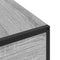 vidaXL Bedside Cabinet Grey sonoma 40 x 27 x 76 cm Engineered wood