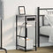 vidaXL Bedside Cabinet Grey sonoma 40 x 27 x 76 cm Engineered wood