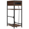 vidaXL Bedside Cabinet Brown oak 40 x 27 x 76 cm Engineered wood