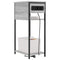 vidaXL Bedside Cabinet Grey sonoma 41 x 28 x 76 cm Engineered wood