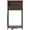 vidaXL Bedside Cabinet Brown oak 41 x 28 x 76 cm Engineered wood