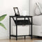 vidaXL Bedside Table 2 pcs Black oak 38 x 30 x 48 cm Engineered wood