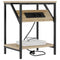 vidaXL Bedside Table Sonoma oak 38 x 30 x 48 cm Engineered wood