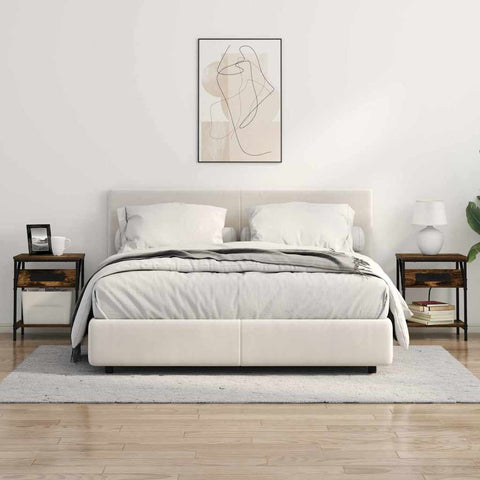 vidaXL Bedside Table 2 pcs Smoked oak 38 x 30 x 48 cm Engineered wood