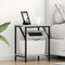 vidaXL Bedside Table Grey sonoma 38 x 30 x 48 cm Engineered wood