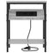 vidaXL Bedside Table Grey sonoma 38 x 30 x 48 cm Engineered wood