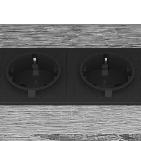 vidaXL Bedside Table 2 pcs Grey sonoma 38 x 30 x 48 cm Engineered wood