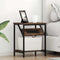 vidaXL Bedside Table Brown oak 38 x 30 x 48 cm Engineered wood