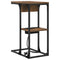 vidaXL Bedside Table Smoked oak 41.5 x 26 x 60.5 cm Engineered wood
