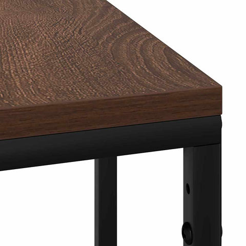vidaXL Bedside Table Brown oak 41.5 x 26 x 60.5 cm Engineered wood